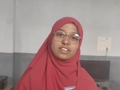 A student speaking about Empire Exchange