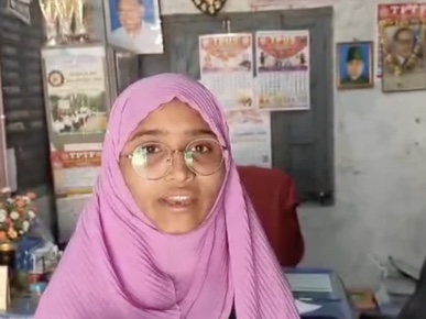 A student speaking about Empire Exchange